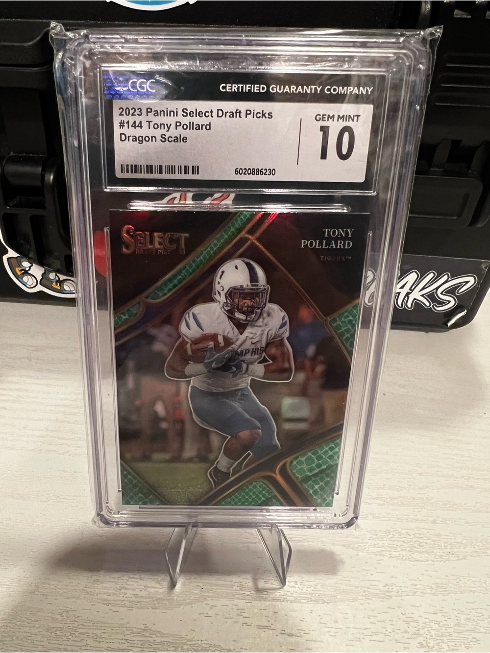 Tony pollard dragon scale CGC 10 card